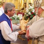 Biskup Andrzej Jeż w Siedliskach k. Bobowej