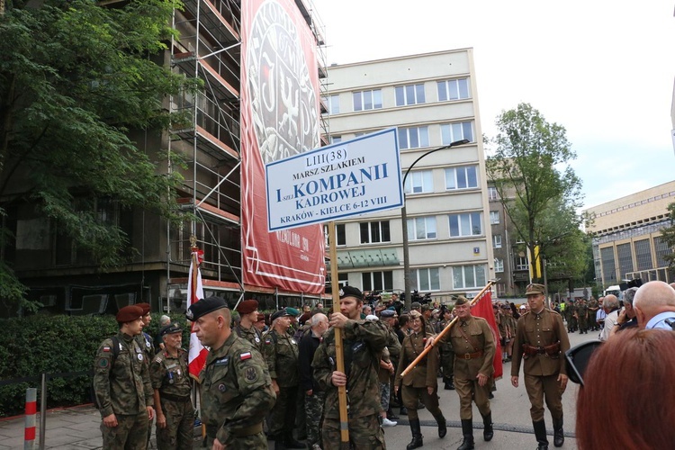 Wyjście Marszu Szlakiem I Kompanii Kadrowej 2018