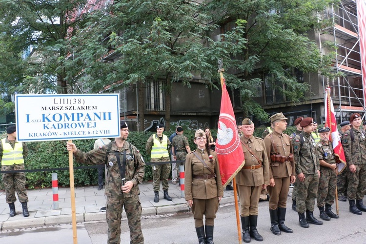 Wyjście Marszu Szlakiem I Kompanii Kadrowej 2018