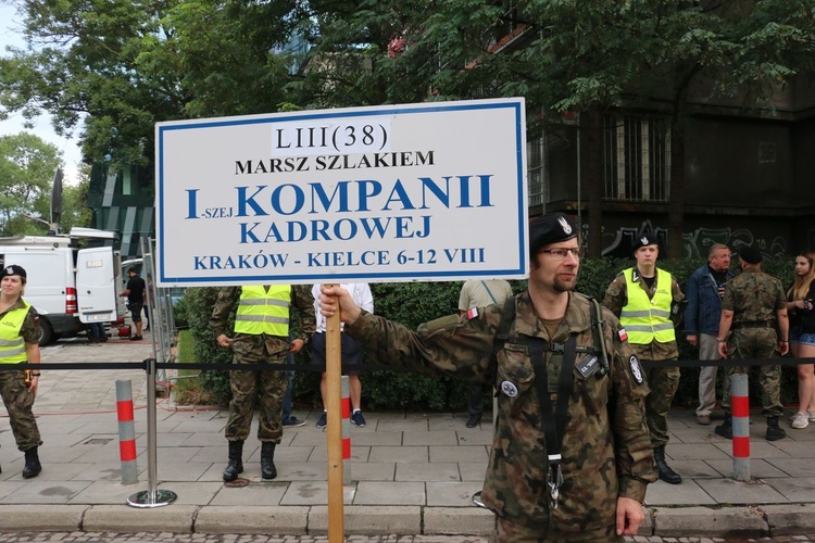 Wyjście Marszu Szlakiem I Kompanii Kadrowej 2018