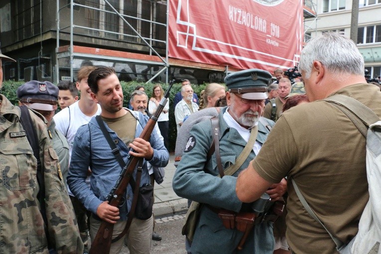 Wyjście Marszu Szlakiem I Kompanii Kadrowej 2018