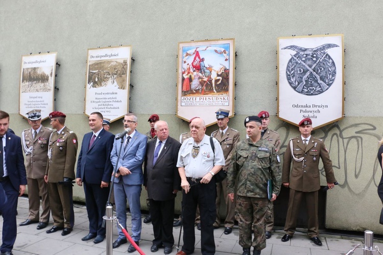 Wyjście Marszu Szlakiem I Kompanii Kadrowej 2018