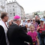 Wyjście 38. Pieszej Pielgrzymki Krakowskiej z Wawelu na Jasną Górę