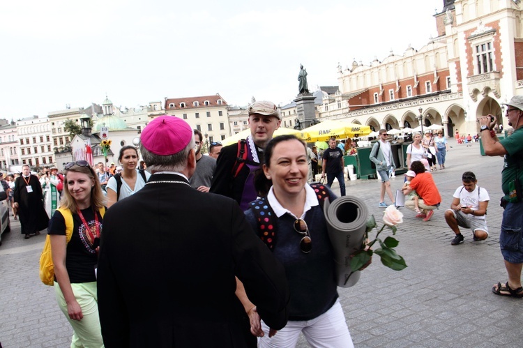 Wyjście 38. Pieszej Pielgrzymki Krakowskiej z Wawelu na Jasną Górę