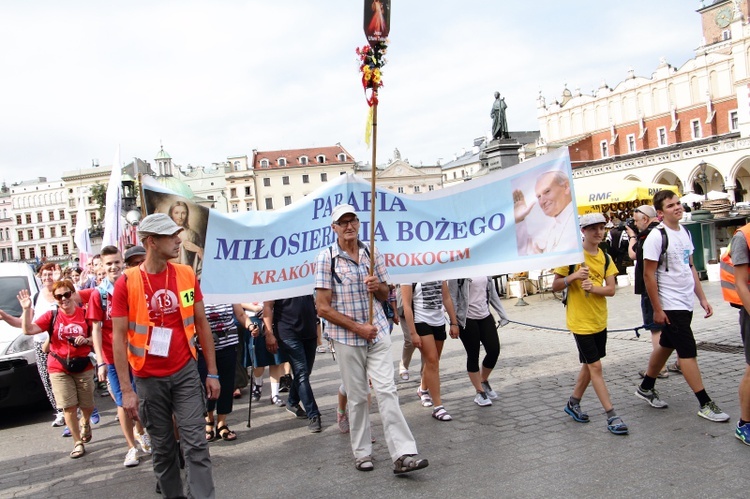 Wyjście 38. Pieszej Pielgrzymki Krakowskiej z Wawelu na Jasną Górę