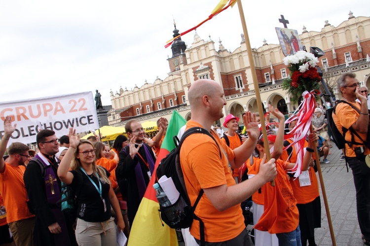 Wyjście 38. Pieszej Pielgrzymki Krakowskiej z Wawelu na Jasną Górę