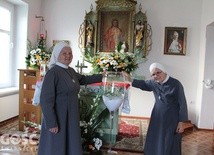 Siostry jubilatki w zakonnej kaplicy