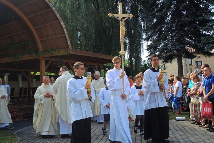 27. Piesza Pielgrzymka Bielsko-Żywiecka na Jasną Górę - Msza św. w Hałcnowie - 2018