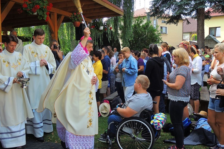 27. Piesza Pielgrzymka Bielsko-Żywiecka na Jasną Górę - Msza św. w Hałcnowie - 2018