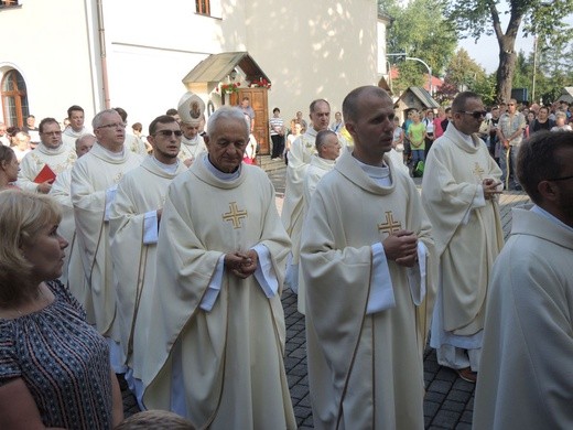 27. Piesza Pielgrzymka Bielsko-Żywiecka na Jasną Górę - Msza św. w Hałcnowie - 2018