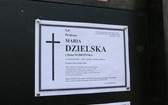 Pogrzeb prof. Marii Dzielskiej