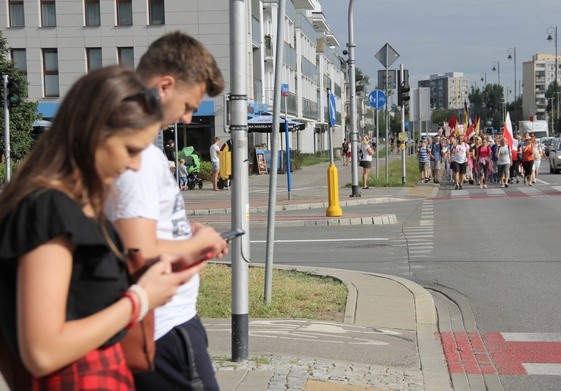 Nasza wiara to piękno, radość, światło... Pielgrzymka jest też po to, żeby napotkanym ludziom dać jej świadectwo.