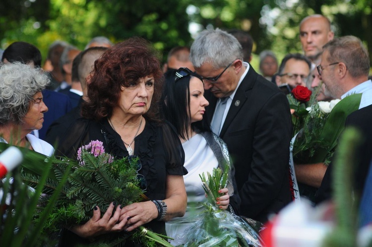 Pożegnanie prof. Dzielskiej na cmentarzu Salwatorskim