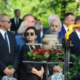 Pożegnanie prof. Dzielskiej na cmentarzu Salwatorskim