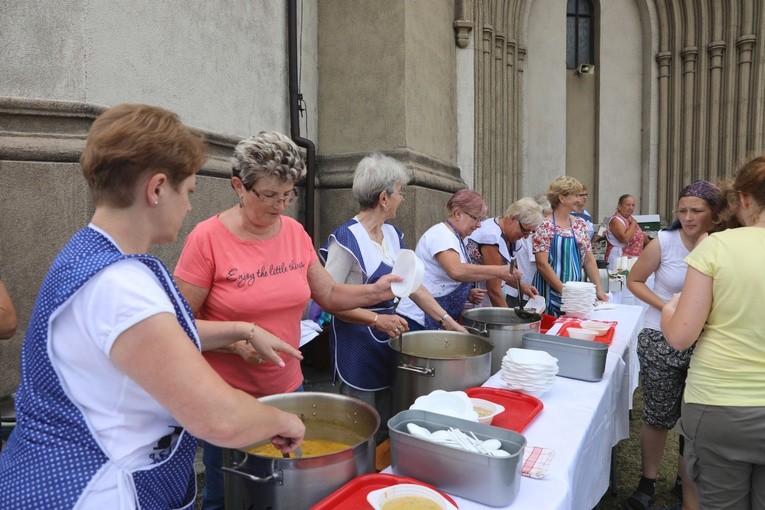 Pielgrzymi hałcnowscy w Wilamowicach - 2018