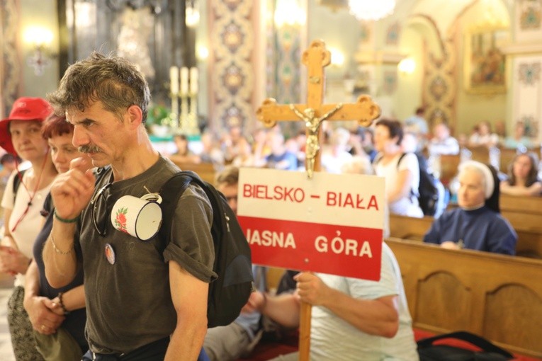 Pielgrzymi hałcnowscy w Bielanach - 2018