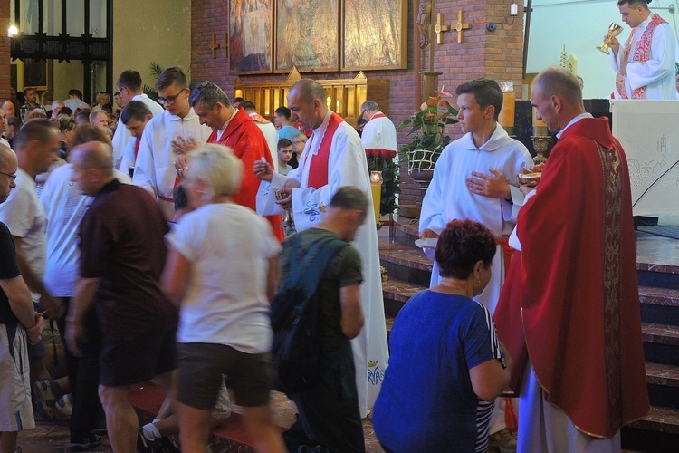 35. Pielgrzymka Oświęcimska na Jasną Górę - Msza św. u św. Maksymiliana