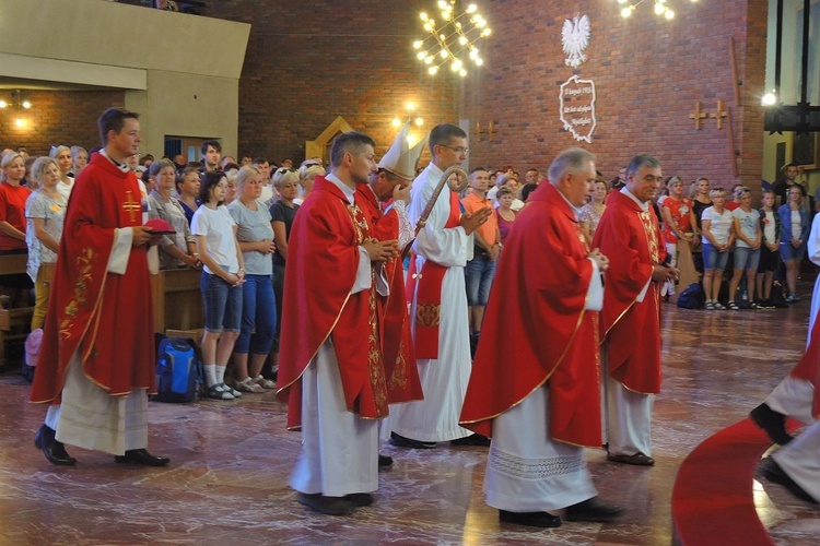 35. Pielgrzymka Oświęcimska na Jasną Górę - Msza św. u św. Maksymiliana