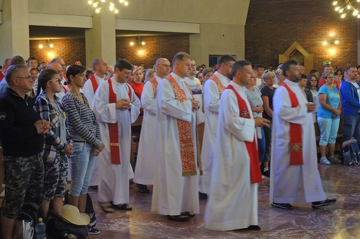 35. Pielgrzymka Oświęcimska na Jasną Górę - Msza św. u św. Maksymiliana