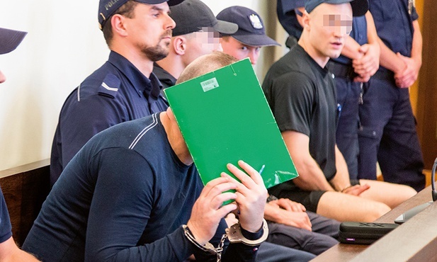 19.07.2018, Wrocław. Początek procesu 10 osób oskarżonych o produkcję dopalaczy i handel nimi.