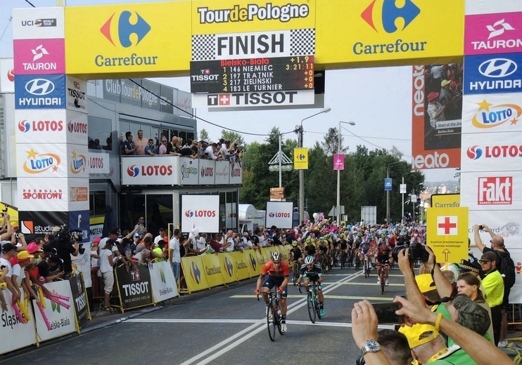 Kolarski Tour de Pologne w Bielsku-Białej 2018