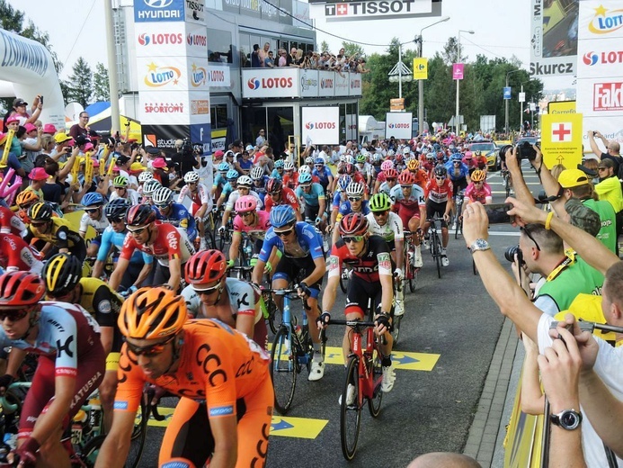 Kolarski Tour de Pologne w Bielsku-Białej 2018