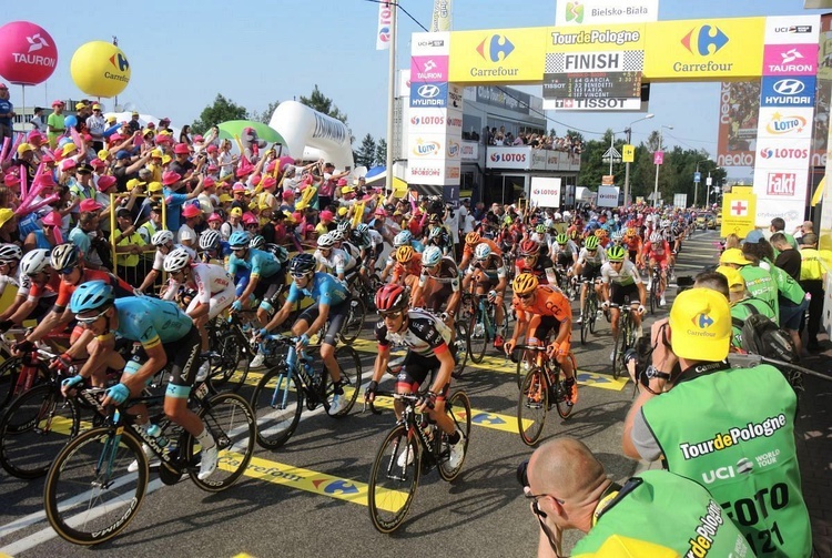 Kolarski Tour de Pologne w Bielsku-Białej 2018