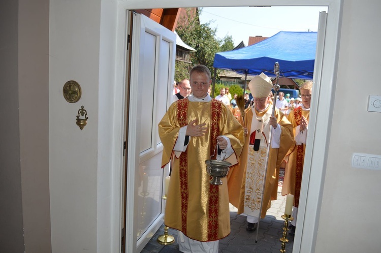 Poświęcenie domu rekolekcyjnego w Suchem