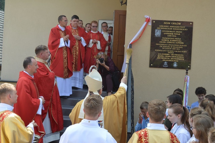 Poświęcenie domu rekolekcyjnego w Suchem