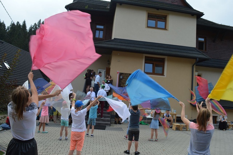 Poświęcenie domu rekolekcyjnego w Suchem