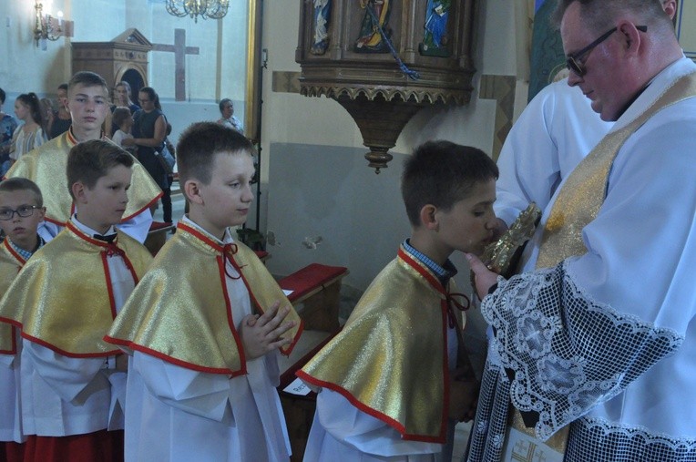 Relikwie św. Wawrzyńca w Nowym Sączu-Biegonicach