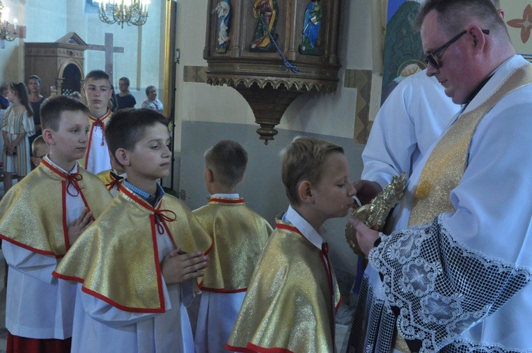 Relikwie św. Wawrzyńca w Nowym Sączu-Biegonicach