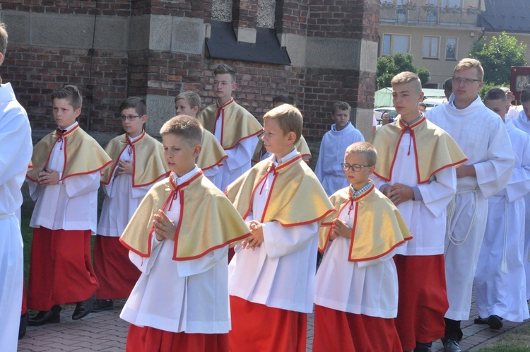 Relikwie św. Wawrzyńca w Nowym Sączu-Biegonicach