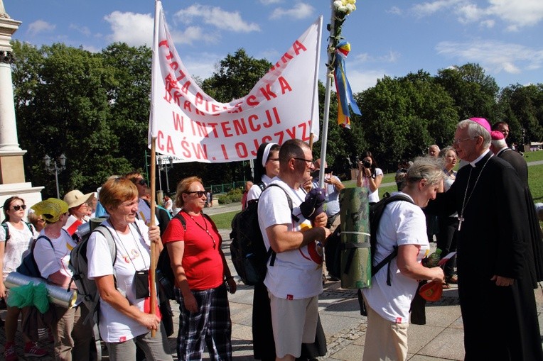 38. PPK na Jasnej Górze - powitanie przez abp. Marka Jędraszewskiego