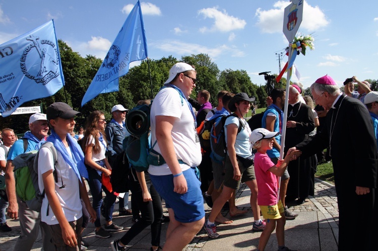 38. PPK na Jasnej Górze - powitanie przez abp. Marka Jędraszewskiego