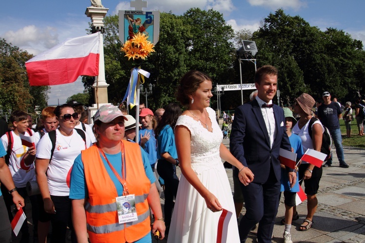 38. PPK na Jasnej Górze - powitanie przez abp. Marka Jędraszewskiego