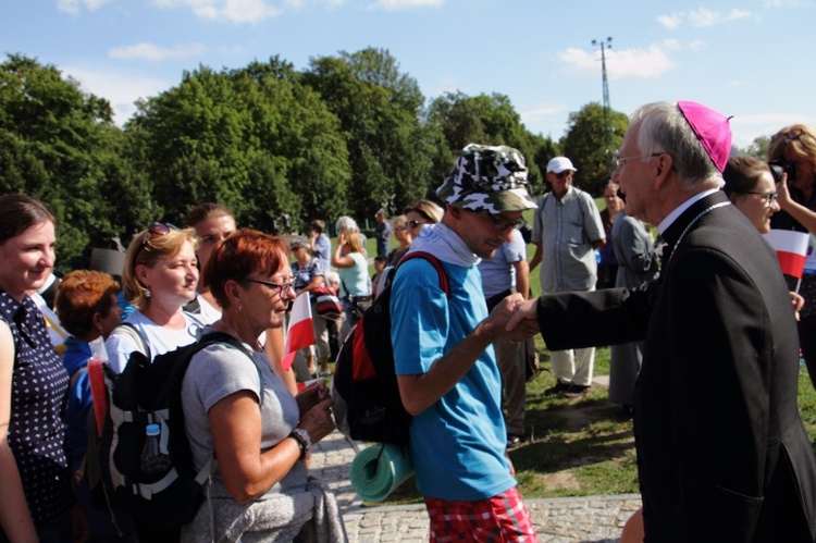 38. PPK na Jasnej Górze - powitanie przez abp. Marka Jędraszewskiego