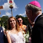 38. PPK na Jasnej Górze - powitanie przez abp. Marka Jędraszewskiego