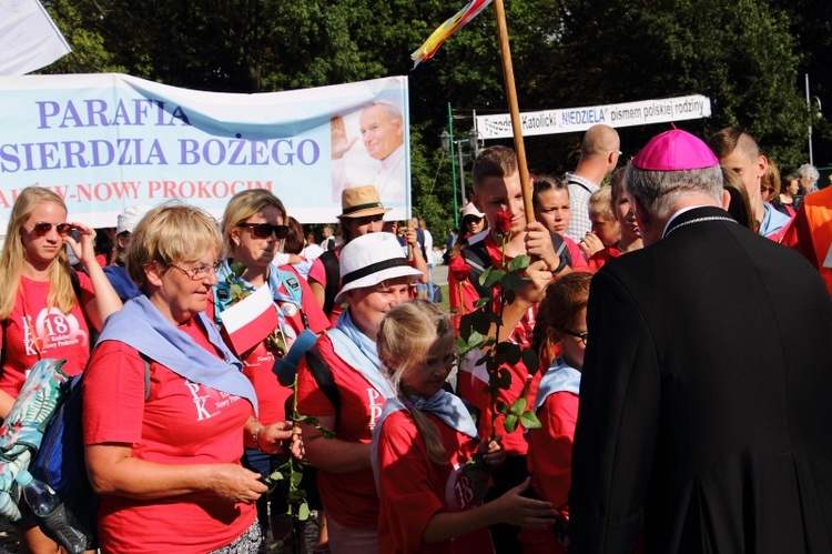 38. PPK na Jasnej Górze - powitanie przez abp. Marka Jędraszewskiego