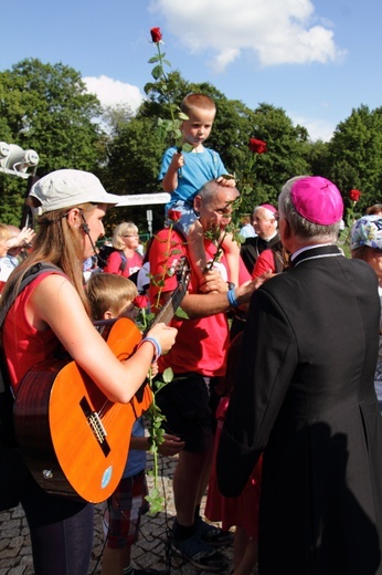 38. PPK na Jasnej Górze - powitanie przez abp. Marka Jędraszewskiego