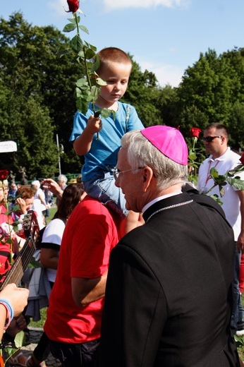 38. PPK na Jasnej Górze - powitanie przez abp. Marka Jędraszewskiego