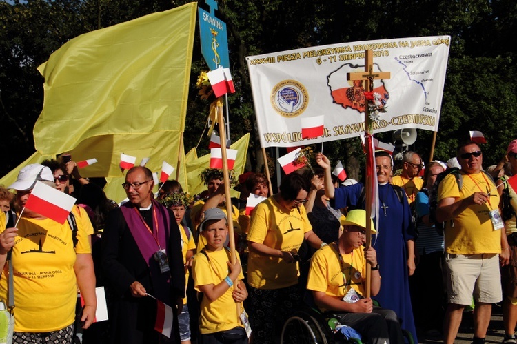 38. PPK na Jasnej Górze - powitanie przez abp. Marka Jędraszewskiego