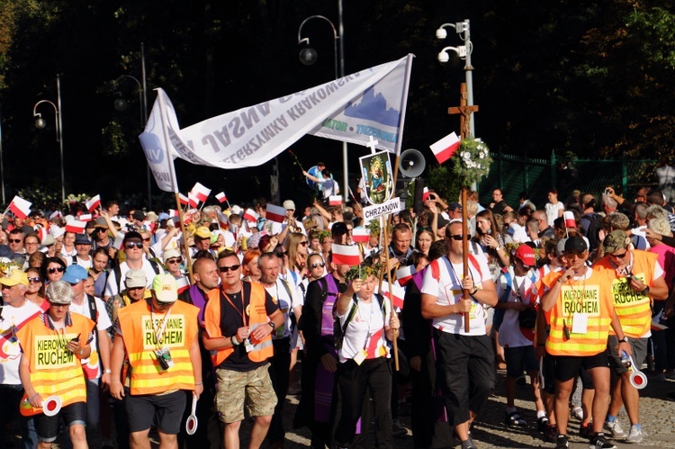 38. PPK na Jasnej Górze - powitanie przez abp. Marka Jędraszewskiego