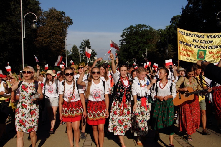 38. PPK na Jasnej Górze - powitanie przez abp. Marka Jędraszewskiego