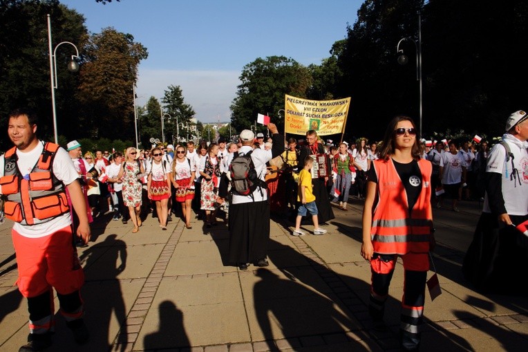 38. PPK na Jasnej Górze - powitanie przez abp. Marka Jędraszewskiego