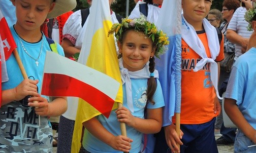 Najmłodsi poprowadzili grupę dekanatu istebniańskiego