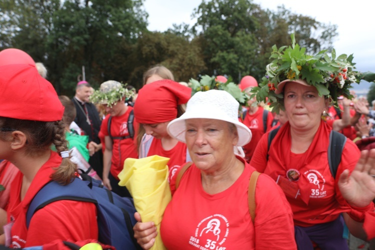 Powitanie 35. Pielgrzymki Oświęcimskiej na Jasnej Górze - 2018