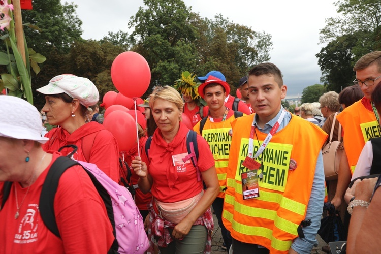 Powitanie 35. Pielgrzymki Oświęcimskiej na Jasnej Górze - 2018