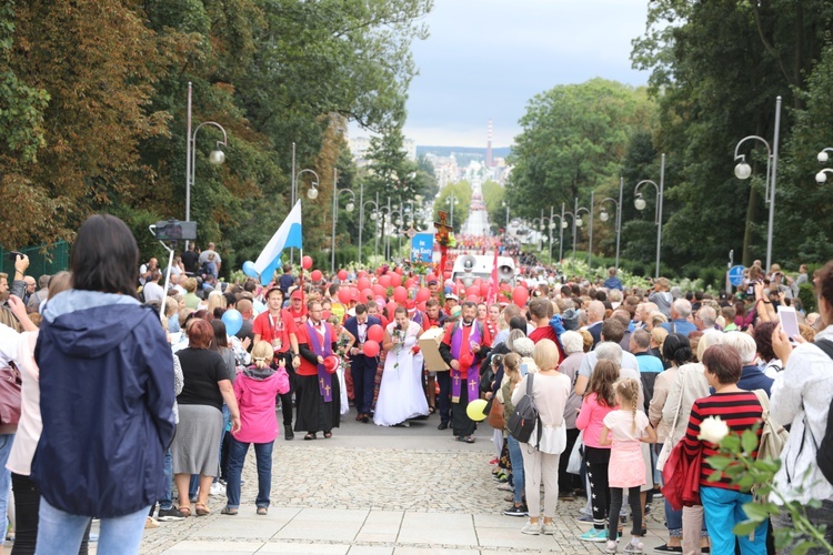 Powitanie 35. Pielgrzymki Oświęcimskiej na Jasnej Górze - 2018