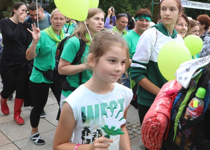 Powitanie 35. Pielgrzymki Oświęcimskiej na Jasnej Górze - 2018